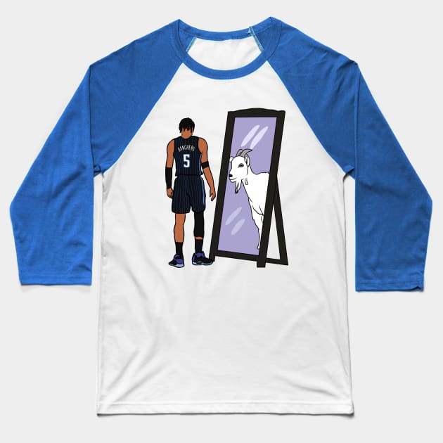 Paolo Banchero Mirror GOAT Baseball T-Shirt by rattraptees